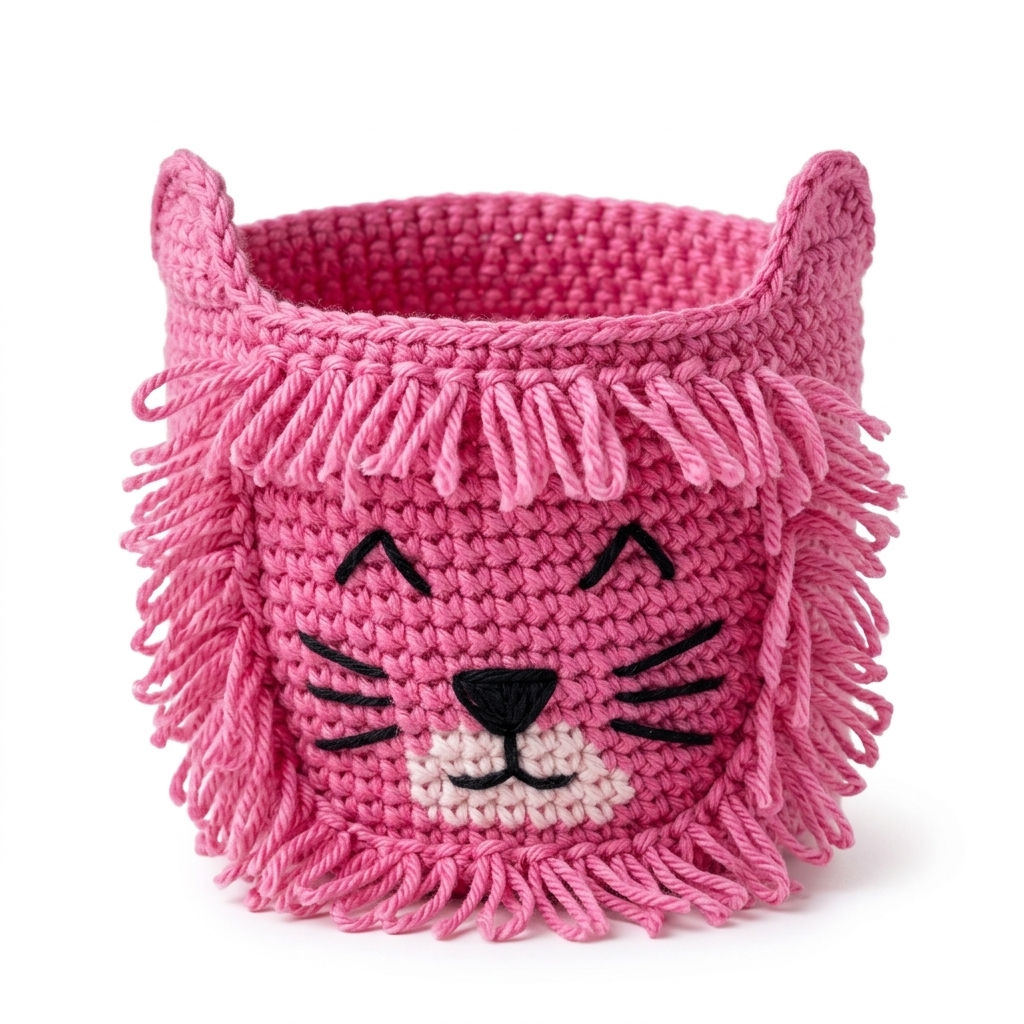 Cartoon Hand Knitted Holders for Eco-Friendly Storage